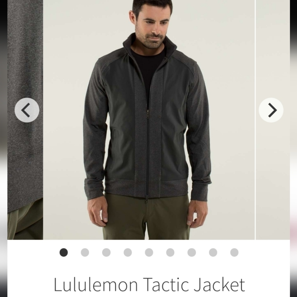 Lululemon Athletica Mens Tactic Jacket Size XXL Color Gray - Picture 9 of 9
